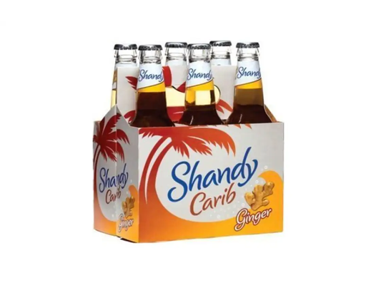 Shandy Ginger 12 oz, 6 pack Carib image 1