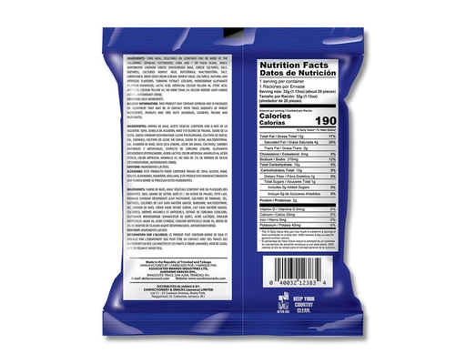 Zoomers - Crunchy Cheese Flavored Wheels 8.8 oz Sunshine Snacks image 1