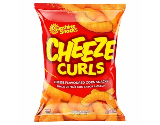 Cheeze Curls 1.3oz, 48 ct Sunshine Snacks image 0