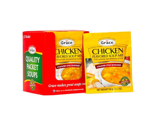 Chicken Soup Mix 60g, 12 pack Grace image 0