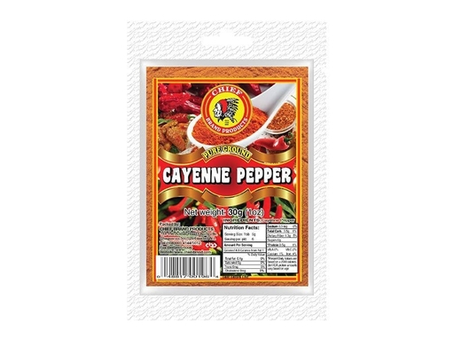 Cayenne Pepper 30g, 6 pack Chief Brand image 0