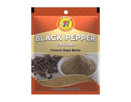 Black Pepper (Ground) 30g, 6 pack Chief Brand image 0