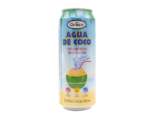 Coconut Water W/Pulp 16.9 fl oz, 12 pack Grace image 0