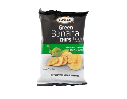 Green Banana Chips 71g, 12 pack Grace image 0
