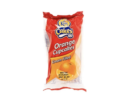Orange Cupcakes 60 g Kiss Cakes image 0