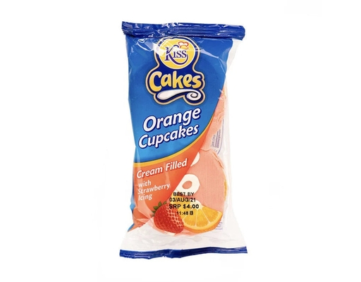 Strawberry Iced Double Cupcakes 60 g Kiss Cakes image 0