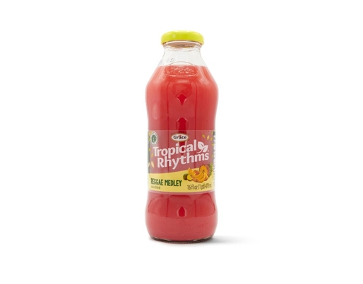 Tropical Rhythms Reggae Medley Drink 16 fl oz, 12 pack Grace image 0