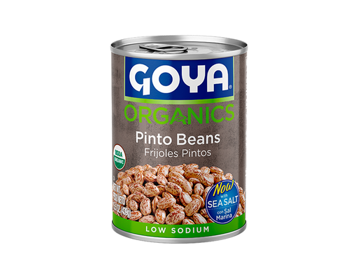 Organic Pinto Beans 15.5 oz, 6 pack Goya image 0
