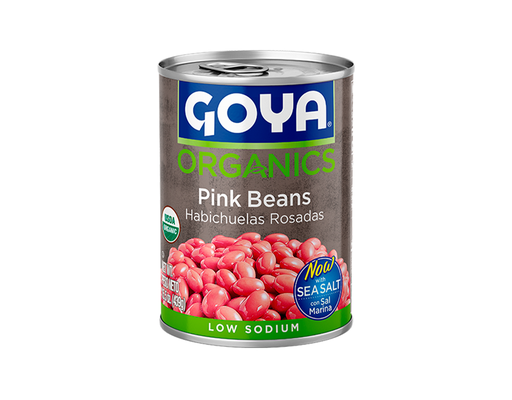 Organic Pink Beans 15.5 oz, 6 pack Goya image 0