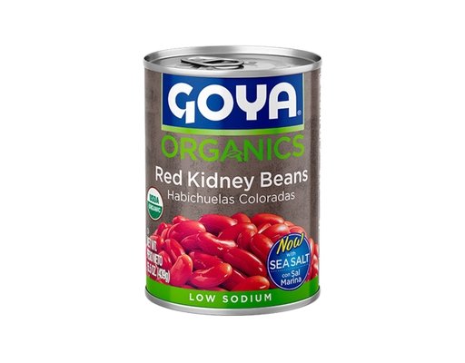 Organic Red Kidney Beans 15.5 oz, 6 pack Goya image 0