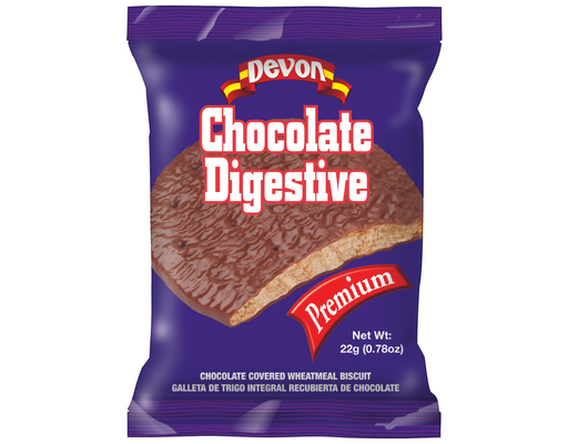 Digestive- Chocolate Coated Biscuit 0.78 oz, Case Box Devon image 0