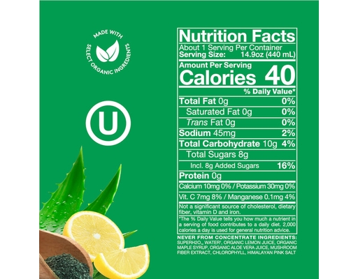 Chlorophyll Aloe SuperAde 14.9oz, 6 pack Sol-ti image 2