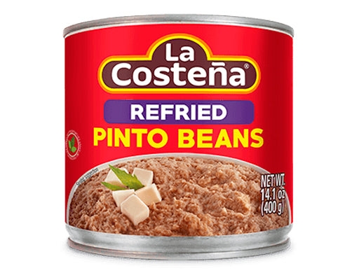 Refried Pinto Beans 580g, 6 pack La Costeña image 0