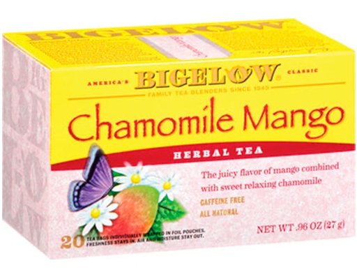 Chamomile Mango Herbal Tea 0.96 oz, 20 bags Bigelow image 0