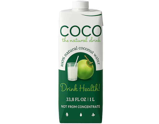 100% Natural Coconut Water 33.8 fl oz, 12/case Coco image 0