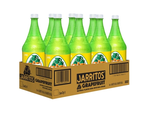 Grapefruit Soda 1.5L, 8 pack Jarritos image 1