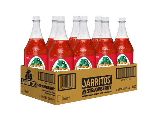 Strawberry Soda 1.5L, 8 pack Jarritos image 1