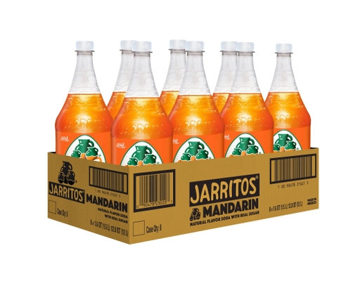 Mandarin Soda 1.5L, 8 pack Jarritos image 3