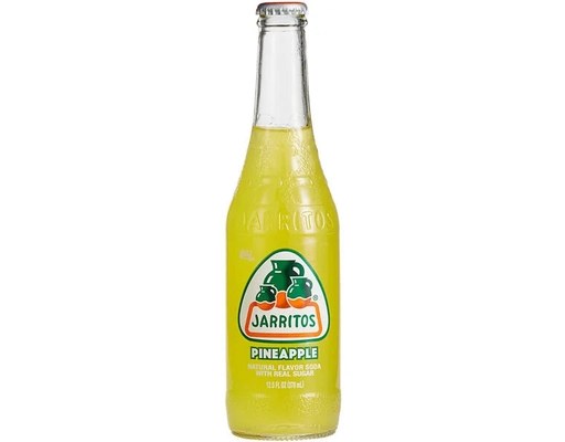 Pineapple Soda 16 oz, 24 pack Jarritos image 0