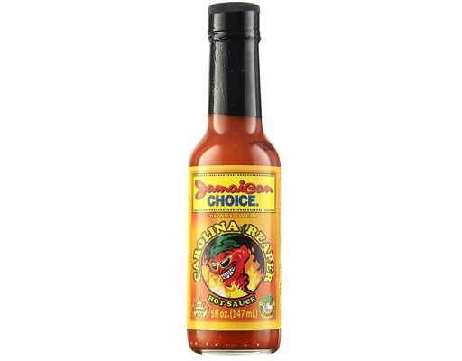 Carolina Reaper Hot Pepper Sauce 5 oz Jamaican Choice image 0