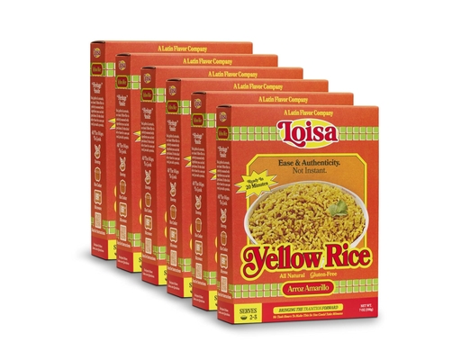 Yellow Rice 7 oz, 6 pack Loisa image 0