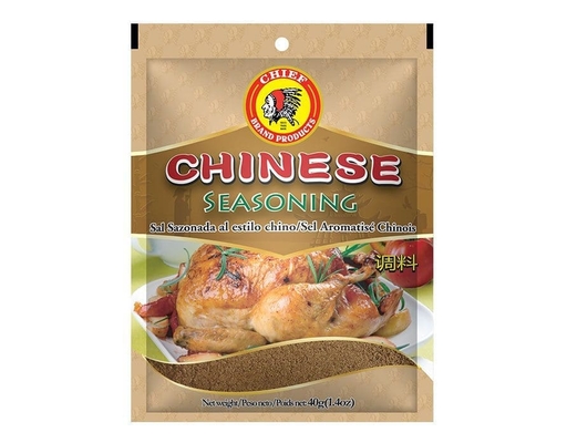 Chinese Seasoning Salt 40g, 6 pack Chief Brand image 0