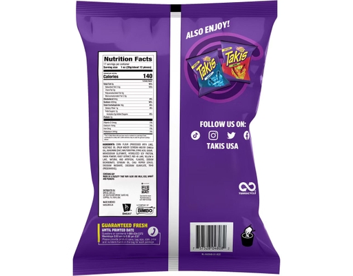 Takis Fuego Tortilla Chips Fiesta Size Bag 17 oz Barcel image 1