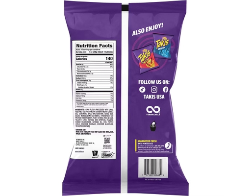 Takis Fuego Tortilla Chips Fiesta Size Bag 9.9 oz Barcel image 1
