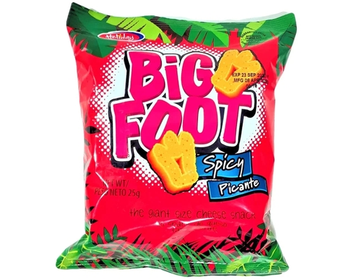 Big Foot Cheese Snack Spicy 0.8oz, 12 ct Holiday Snacks image 0