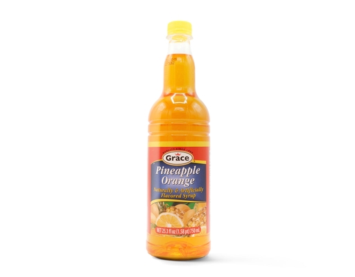 Pineapple Orange Syrup 25.5 oz Grace image 0
