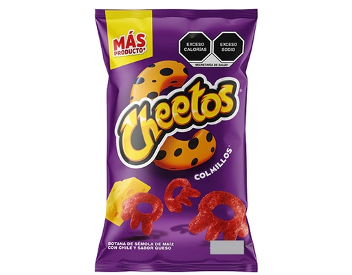 Colmillos Cheese & Chili Pepper Corn Flavor Chips, 100g Cheetos image 0