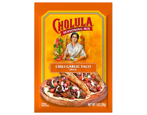 Chili Garlic Taco - Mild Recipe Mix 1 oz, 6 Pack Cholula image 0