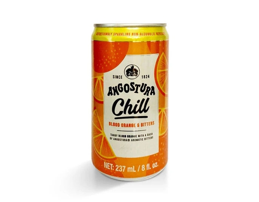 Chill Sparkling Drink Blood Orange 8 fl oz Can, 24 pack Angostura image 0