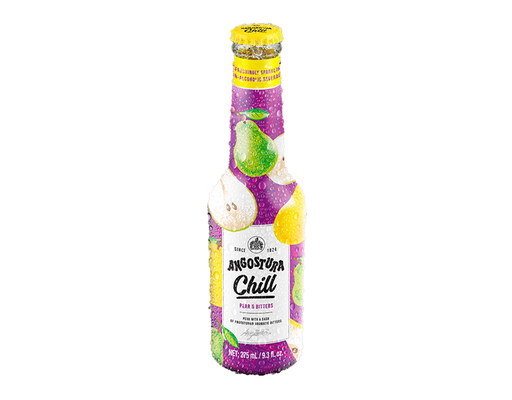 Chill Sparkling Drink Pear 12 fl oz, 24 pack Angostura image 0
