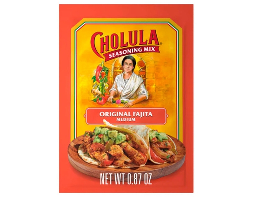 Original Fajita - Medium Seasoning Mix 0.87 oz, 6 Pack Cholula image 0
