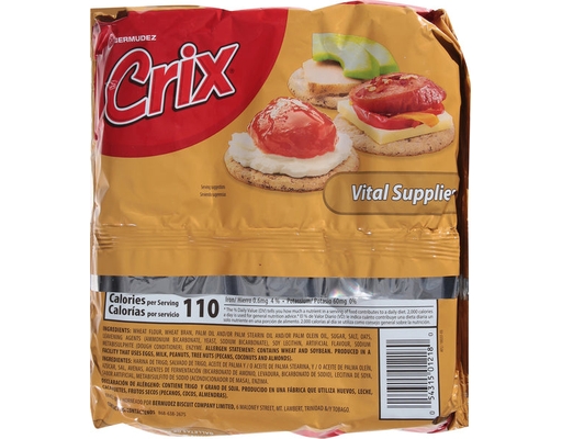 Crix Bran & Oat Crackers 10.16g, 4 pack Bermudez image 2
