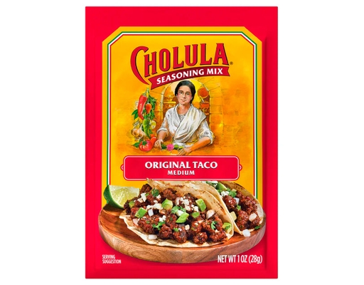 Original Taco - Medium Recipe Mix 1 oz, 6 Pack Cholula image 0