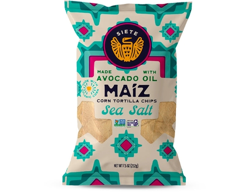 Maíz Corn Tortilla Chips, Sea Salt Siete image 0