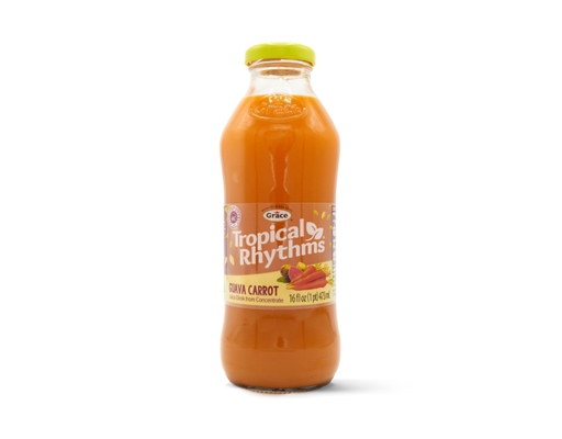 Tropical Rhythms Guava Carrot Drink 16 fl oz, 12 pack Grace image 0