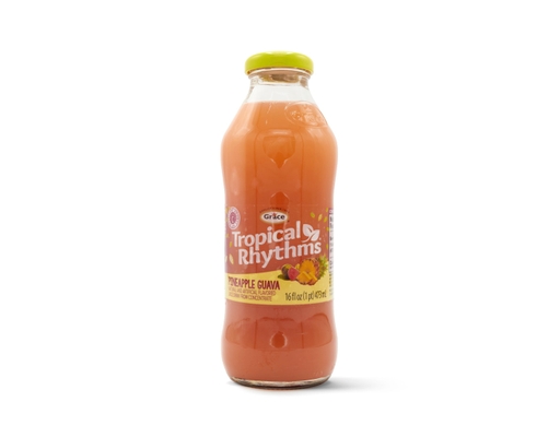Tropical Rhythms Pineapple Guava Drink 16 oz, 12 pack Grace image 0
