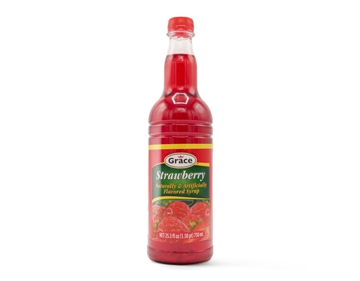 Strawberry Syrup 25.5 oz Grace image 0