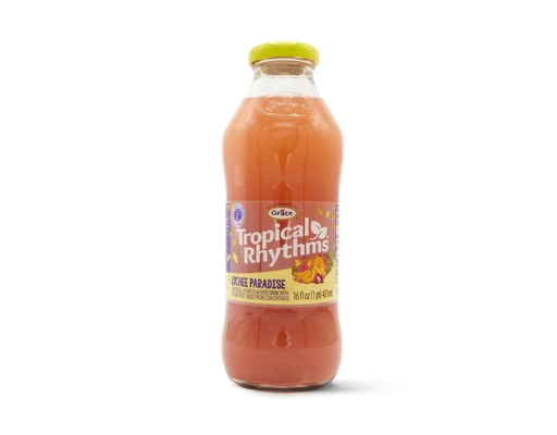 Tropical Rhythms Lychee Paradise Drink 16 fl oz, 12 pack Grace image 0