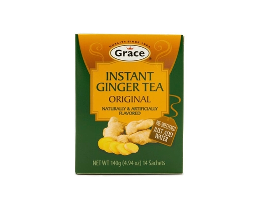 Instant Ginger Tea Original 10g, 14 sachets Grace image 1