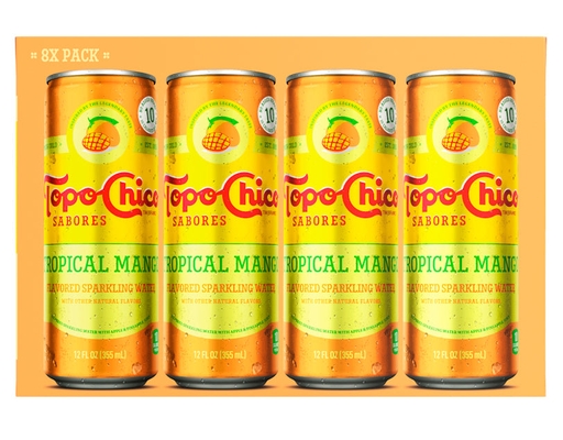 Sabores Tropical Mango, 8 pack Topo Chico image 0