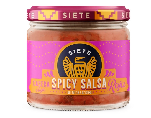 Spicy Salsa Roja, 10.50 oz Siete image 0