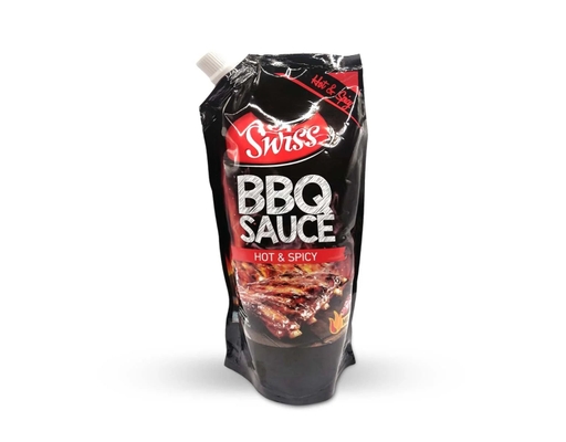 BBQ Sauce Hot & Spicy 17 Fl oz Swiss image 0