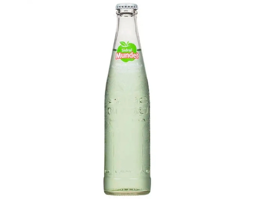 Green Apple Soda 12 fl.oz Glass, 12 pack Sidral Mundet image 0