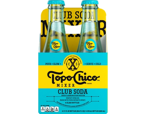 Mixer Club Soda, 4 pack Topo Chico image 0