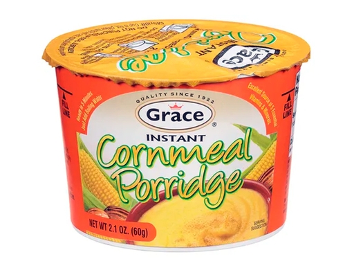 Instant Cornmeal Porridge 2.1 oz, 6 pack Grace image 0