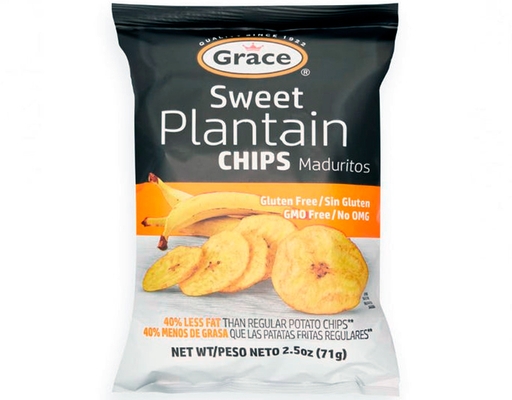 Sweet Plantain Chips 71g, 12 pack Grace image 0
